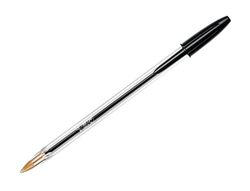 Boligrafo bic cristal medium negro bolsa de 5 unidades
