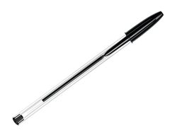 Boligrafo bic cristal medium negro bolsa de 5 unidades