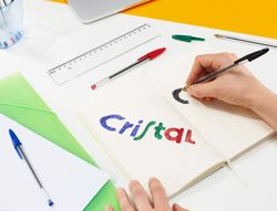 Boligrafo bic cristal mega tubo 16+4 unidades colores surtidos 8 azules / 5 negros / 4 rojos/ 3 verdes