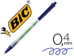 Boligrafo bic ecolutions clic stic azul