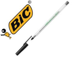Boligrafo bic ecolutions round stic negro