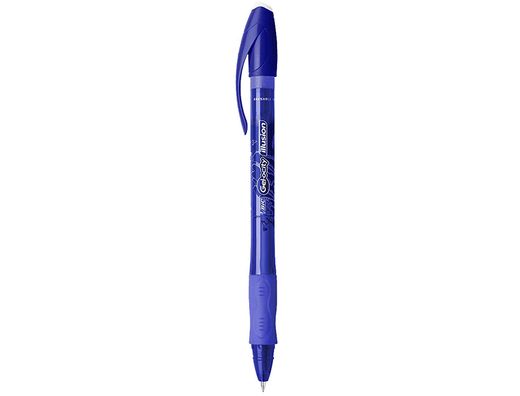 Boligrafo bic gelocity illusion borrable azul punta de 0,7 mm