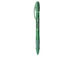 Boligrafo bic gelocity illusion borrable verde punta de 0,7 mm