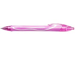 Boligrafo bic gelocity quick dry retractil tinta gel rosa punta de 0,7 mm