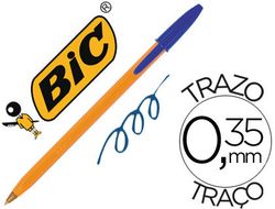 Boligrafo Bic Naranja Azul