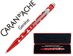 Boligrafo caran d'ache 849 total swiss con estuche punta media