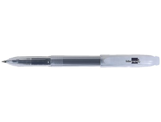 Boligrafo Liderpapel Super Gel Punta 0.5 mm Negro