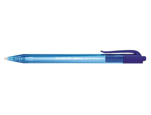 Boligrafo Paper Mate Inkjoy 100 Retractil Punta Media Azul