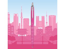 Boligrafo parker jotter around the world tokyo rosa