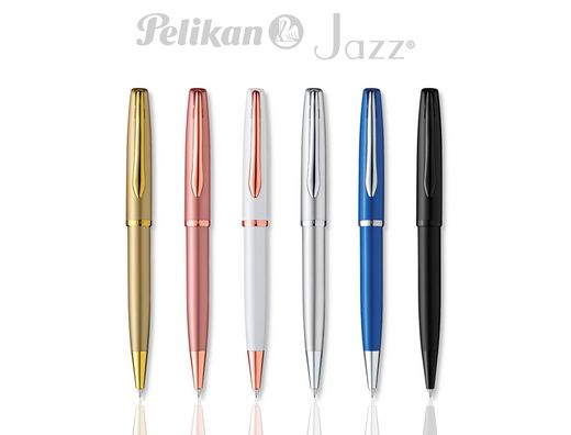 Boligrafo pelikan jazz noble elegance expositor de 12 unidades colores surtidos