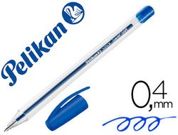 Boligrafo pelikan stick super soft azul