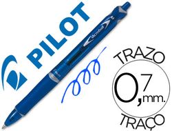 Boligrafo Pilot Acroball Azul Tinta Aceite Punta de Bola de 1,0Mm Retractil