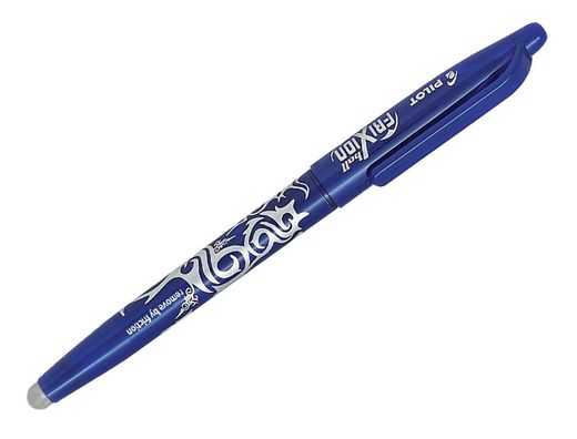 Boligrafo pilot frixion ball borrable 0,7 mm punta media azul en blister