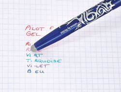Boligrafo pilot frixion ball borrable 0,7 mm punta media azul en blister