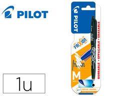 Boligrafo pilot frixion ball borrable 0,7 mm punta media negro en blister