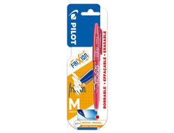 Boligrafo pilot frixion ball borrable 0,7 mm punta media rojo en blister