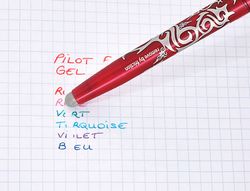 Boligrafo pilot frixion ball borrable 0,7 mm punta media rojo en blister