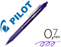 Boligrafo Pilot Frixion Clicker Borrable 0,7 mm Color Violeta en Blister