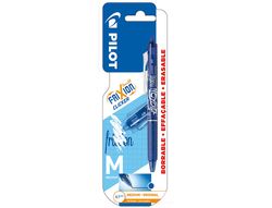 Boligrafo pilot frixion clicker borrable 0,7 mm punta media azul en blister