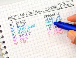Boligrafo pilot frixion clicker borrable 0,7 mm punta media azul en blister