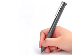 Boligrafo pilot supergrip g 4 colores retractil sujecion de caucho tinta base de aceite cuerpo color negro