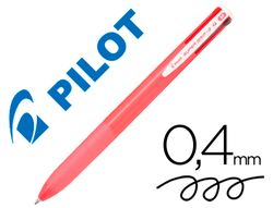 Boligrafo pilot supergrip g 4 colores retractil sujecion de caucho tinta base de aceite cuerpo color rosa