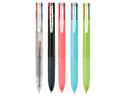 Boligrafo pilot supergrip g 4 colores retractil sujecion de caucho tinta base de aceite cuerpo color rosa