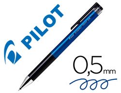 Boligrafo pilot synergy point retractil sujecion de caucho tinta gel 0,5 mm azul