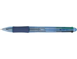 Boligrafo Q-Connect 4 en 1 Tinta 4 Colores Retractil -Con Sujecion de Caucho