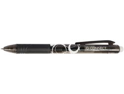 Boligrafo q-connect retractil borrable 0,7 mm color negro