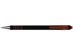 Boligrafo q-connect retractil con grip 0,7 mm color rojo