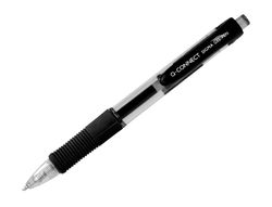 Boligrafo q-connect sigma retractil 0,5 mm color negro