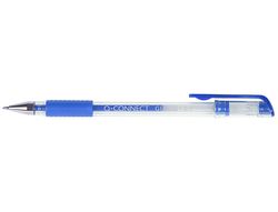 Boligrafo Q-Connect Tinta Gel Azul 0.7 mm Sujecion de Caucho