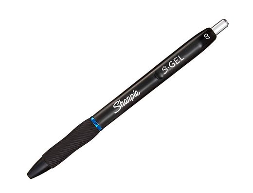 Boligrafo sharpie retractil tinta gel punta 0,7 mm color azul