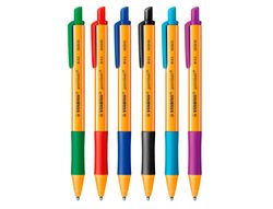 Boligrafo stabilo pointball 0,5 mm color rojo