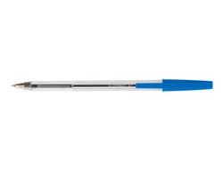 Boligrafo Transparente Q-Connect Azul Medio Kf26039