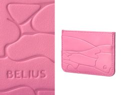 Boligrafo y wallet belius cocktails cosmopolitan aluminio rosa plateado relievetinta color azul caja diseńo
