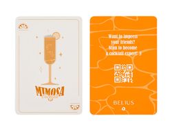 Boligrafo y wallet belius cocktails mimosa aluminio naranja plateado relieve tintacolor azul caja de diseńo