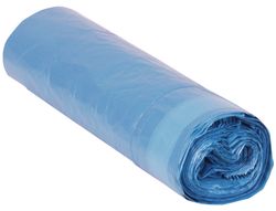 Bolsa Basura Domestica Azul Cierra Facil 55X60 Galga 120 -Rollo de 20 Unidades