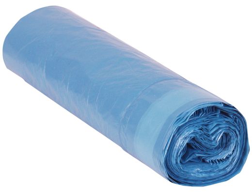 Bolsa Basura Domestica Azul Cierra Facil 55X60 Galga 120 -Rollo de 20 Unidades