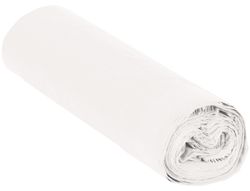 Bolsa Basura Domestica Blanca 52X60Cm Galga 70 Rollo de 20 Unidades