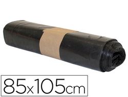 Bolsa Basura Industrial Biznaga Negra 85X105Cm Galga 120 Rollo de 10 Unidades