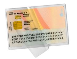 Bolsa de plastificar q-connect 110 x 75 mm 125 mc carnet de identidad caja de 100 unidades