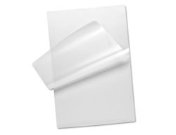 Bolsa de plastificar q-connect 303 x 216 mm 125 mc din A4 a caja de 100 unidades