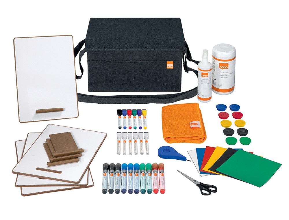 Bolsa de tela  kit de accesorios para pizarra NOBO