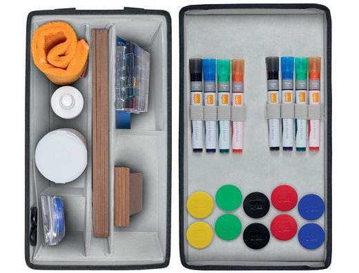 Bolsa de tela  kit de accesorios para pizarra NOBO