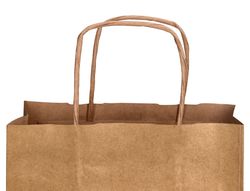 Bolsa Kraft Q-Connect Natural Asa Retorcida 270X120X360 Mm