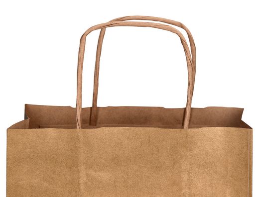 Bolsa Kraft Q-Connect Natural Asa Retorcida 270X120X360 Mm