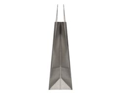 Bolsa papel q-connect kraft plata l con asa retorcida 320x400x14 mm
