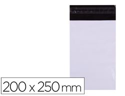 Bolsa plastico autocierre adhesivo apli opaca 200x250 mm paquete de 50 unidades